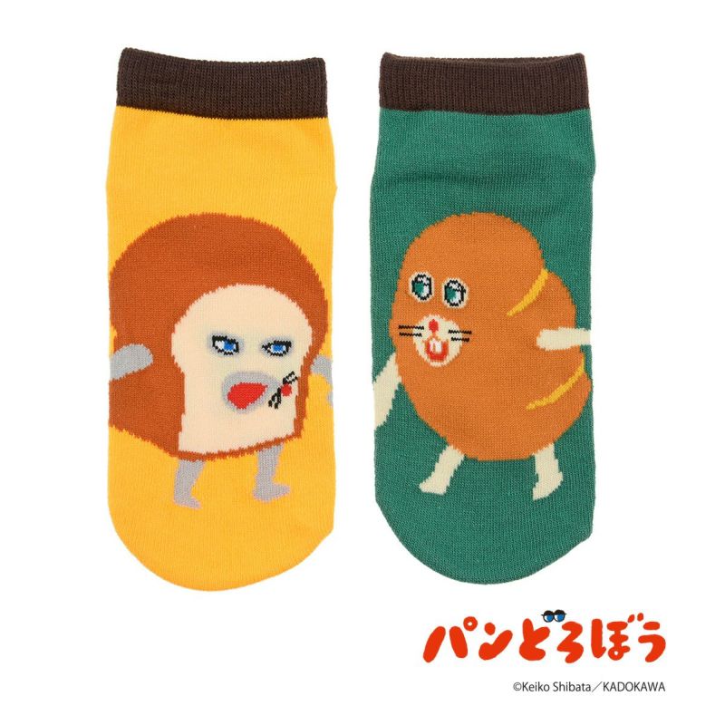 【パンどろぼう】 靴下 パンどろぼう スニーカー丈 (369-25B1)