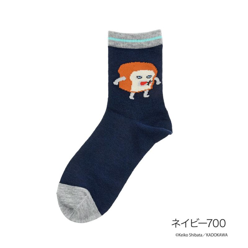 【パンどろぼう】 靴下 パンどろぼう クルー丈 (369-25B2)