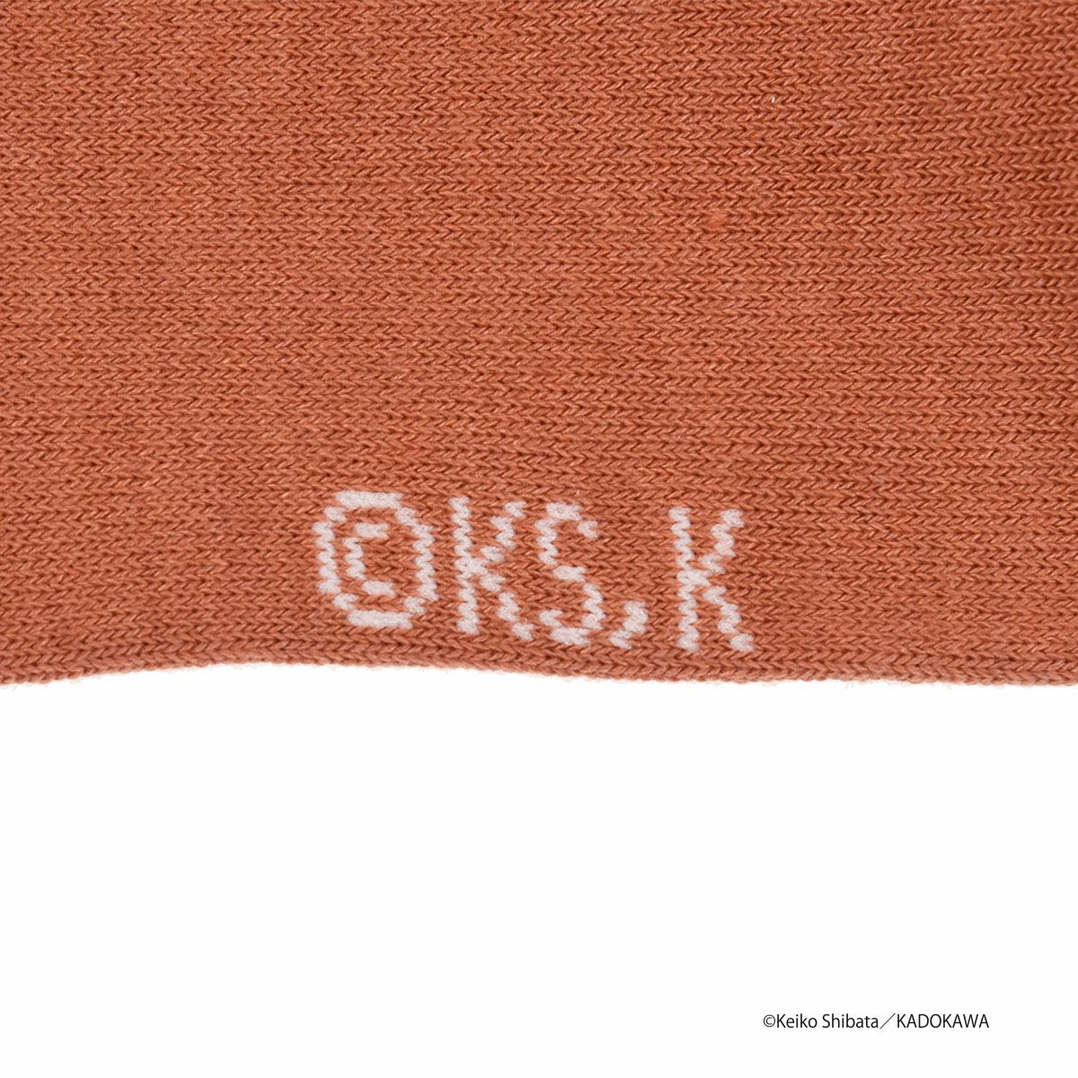 【パンどろぼう】 靴下 無地 刺繍 クルー丈 (369-25B7)