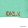 【パンどろぼう】 靴下 無地 刺繍 クルー丈 (369-25B7)