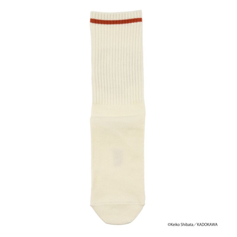 【パンどろぼう】 靴下 無地 バックデザイン クルー丈 アメリブ(369-25C2)
